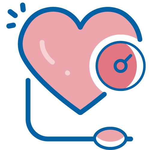 Monitor de presión arterial. Ilustración​​ 