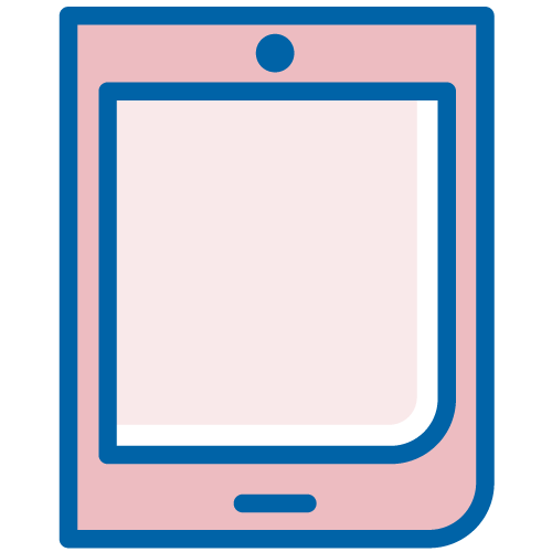 Tablet móvil. Ilustración​​ 